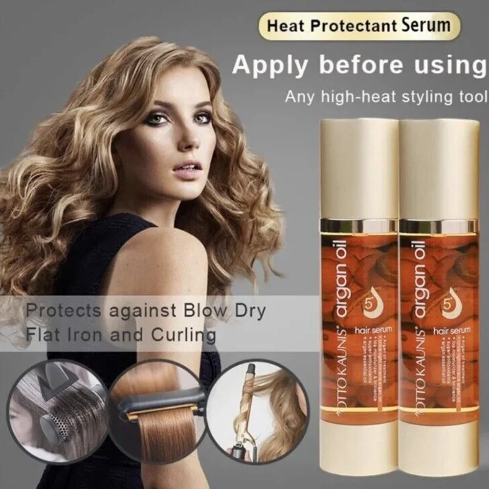 Otto Keunis Argan Oil-hair Serum-silky Hair, Heat Protection, Super‎ Moisturizer